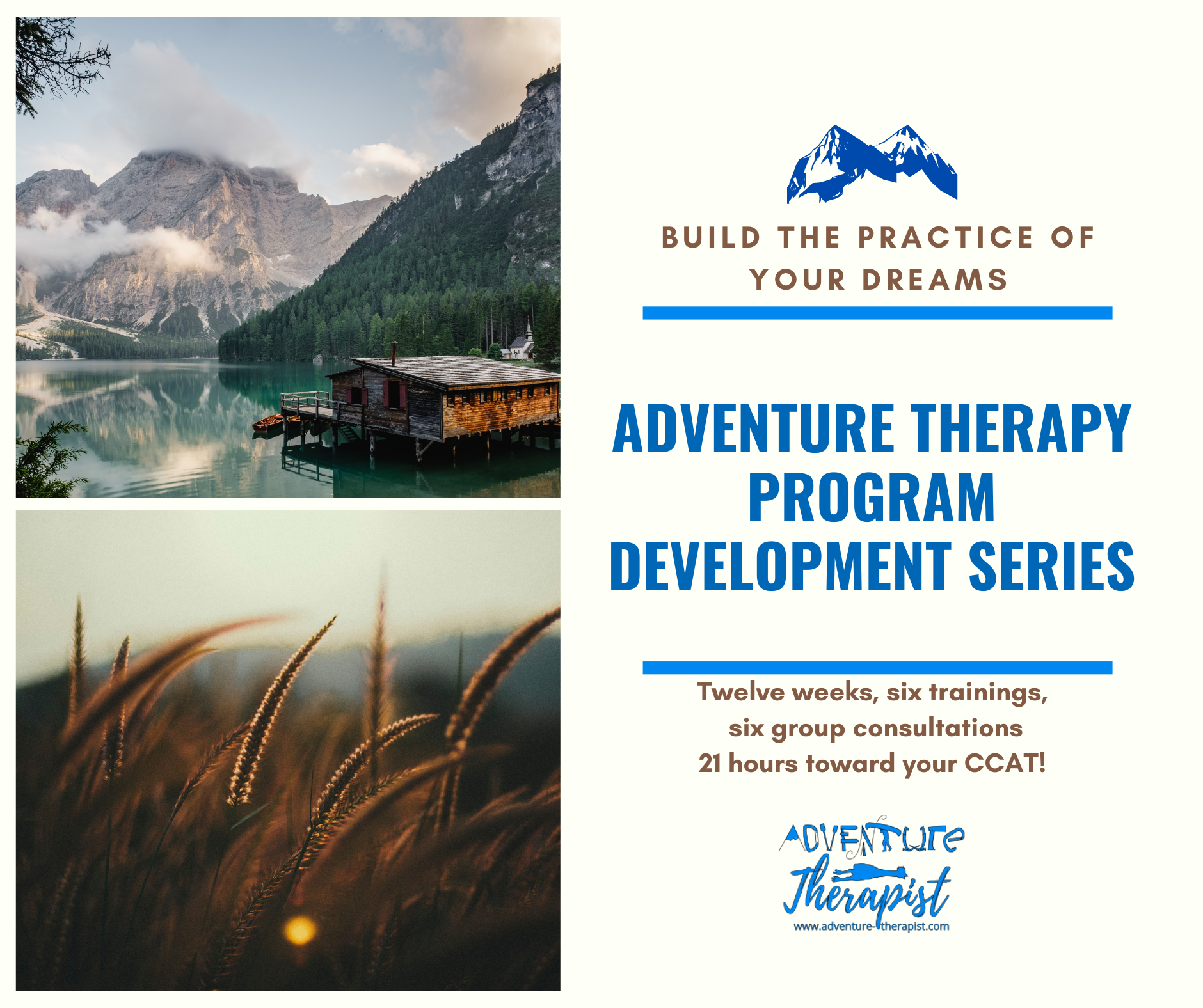 Adventure Therapy Program Development Series: 12-Week consultation cohort Model